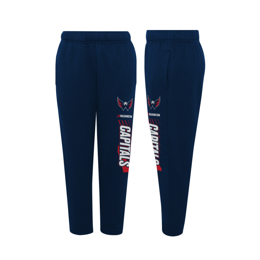 NHL POWER MOVE FLEECE PANT WASHINGTON CAPITALS DETSKÉ TEPLÁKOVÉ NOHAVICE